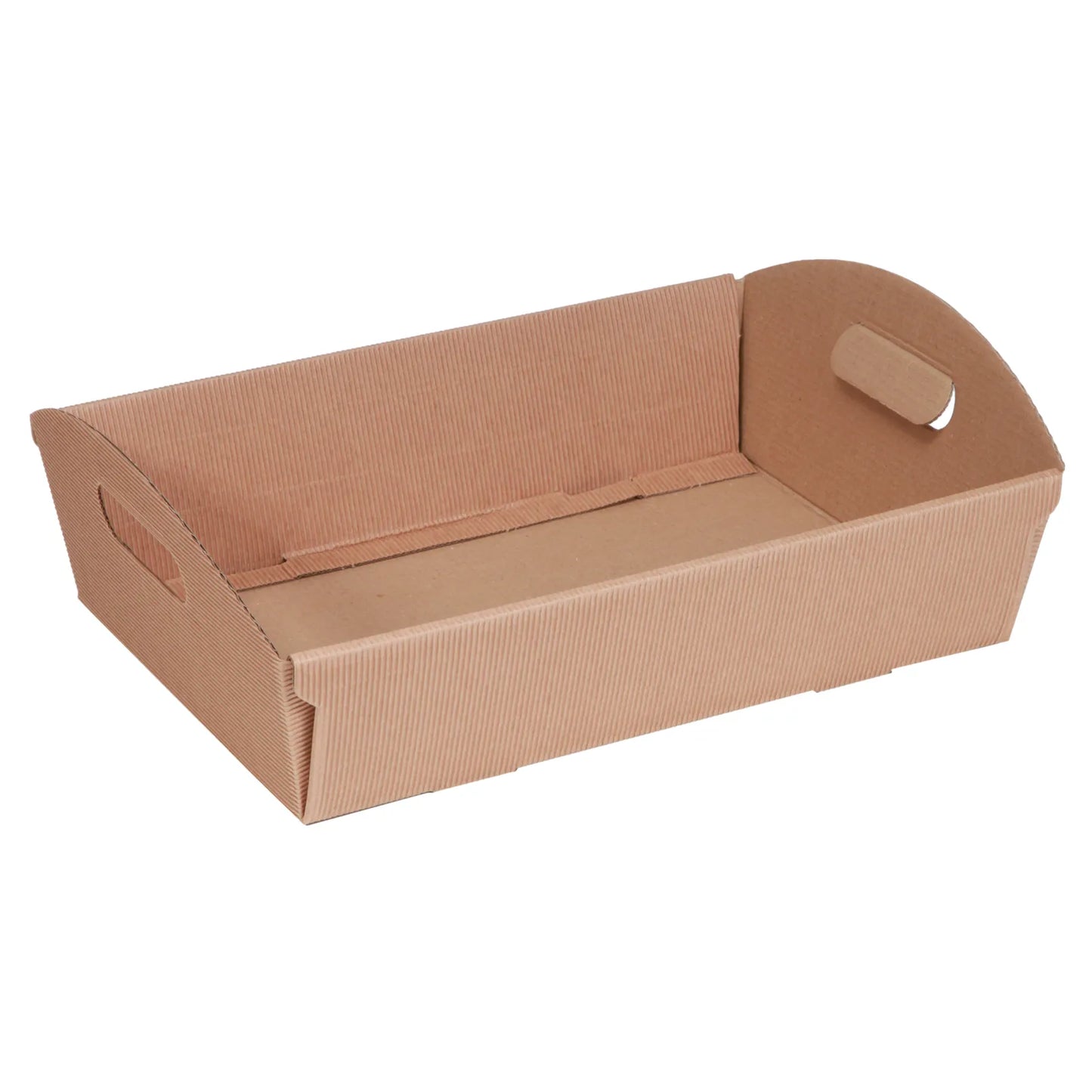 Rome corrugated cardboard basket 33.5x25x8cm