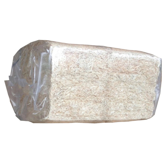Fibre de calage bois de pin naturel fine 1mm (balle denviron 10 kg)