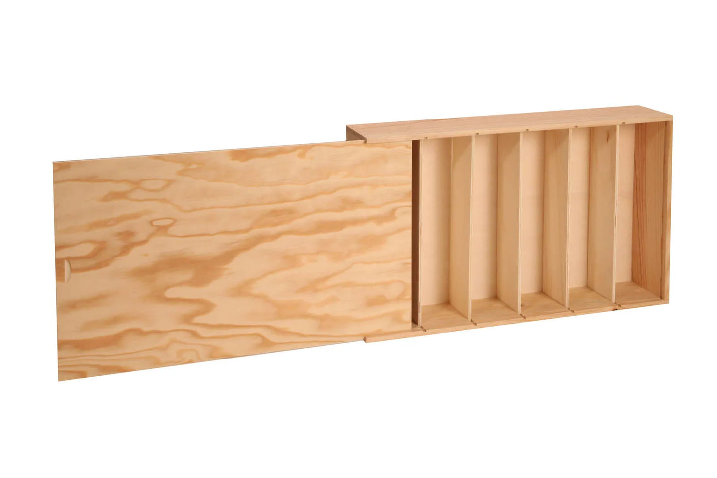 Caisse Tradition bois de pin 6 bouteilles (1x6)