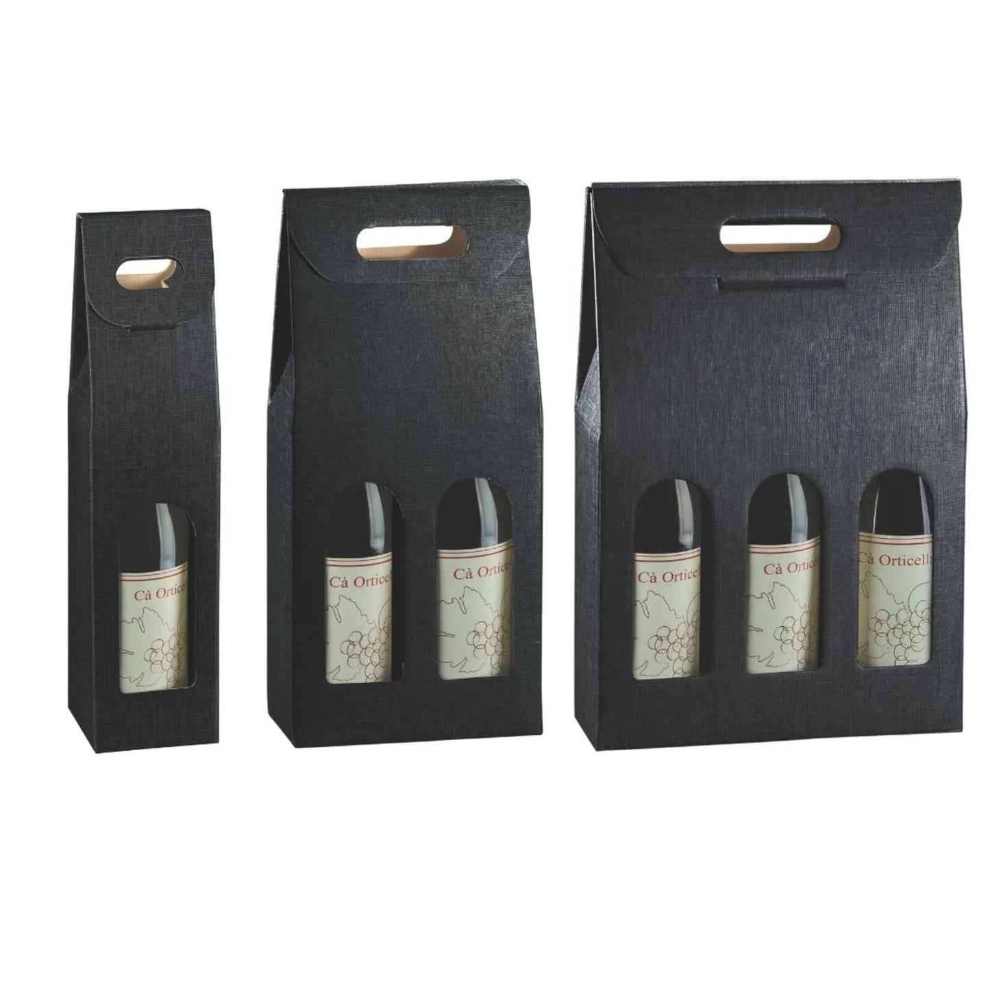 Valisette Milan carton 2 bouteilles