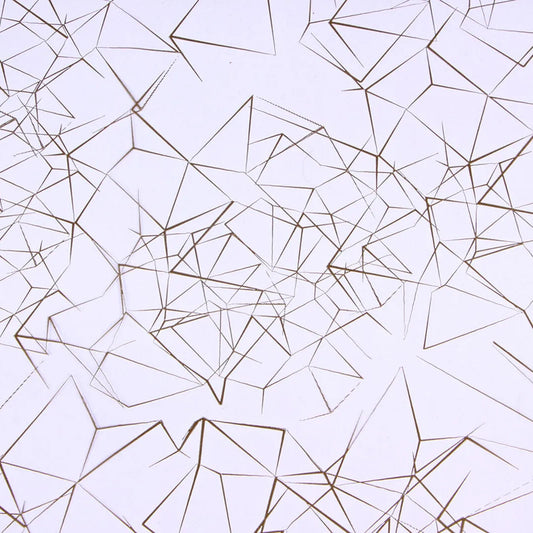 Papier cadeau Diamy kraft couché gris/argent 0.70x100m