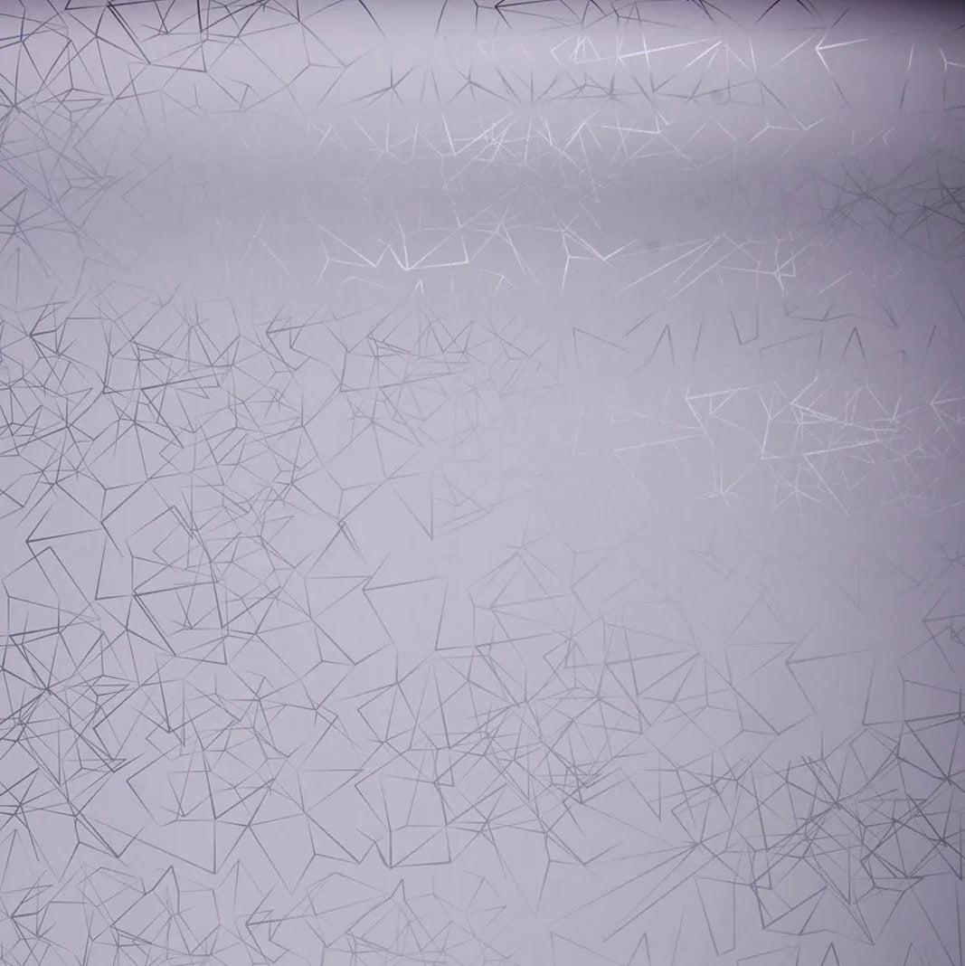 Diamy kraft coated grey/silver gift wrap 0.50x200m