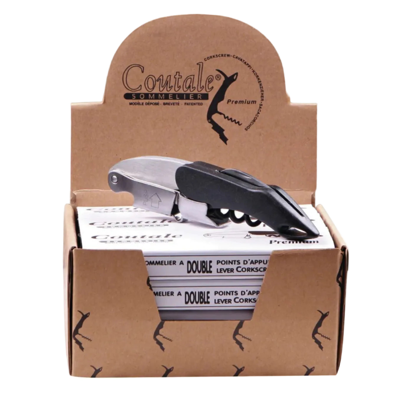 Sommelier Premium noir double appui Coutale