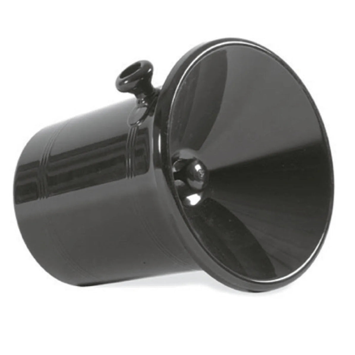 Bacchus black plastic spittoon, 2.5 litres