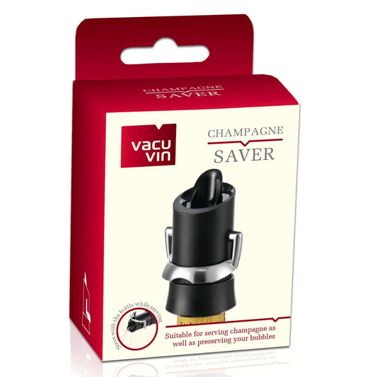 Vacuvin Black Champagne Saver Preservative Pourer Stopper