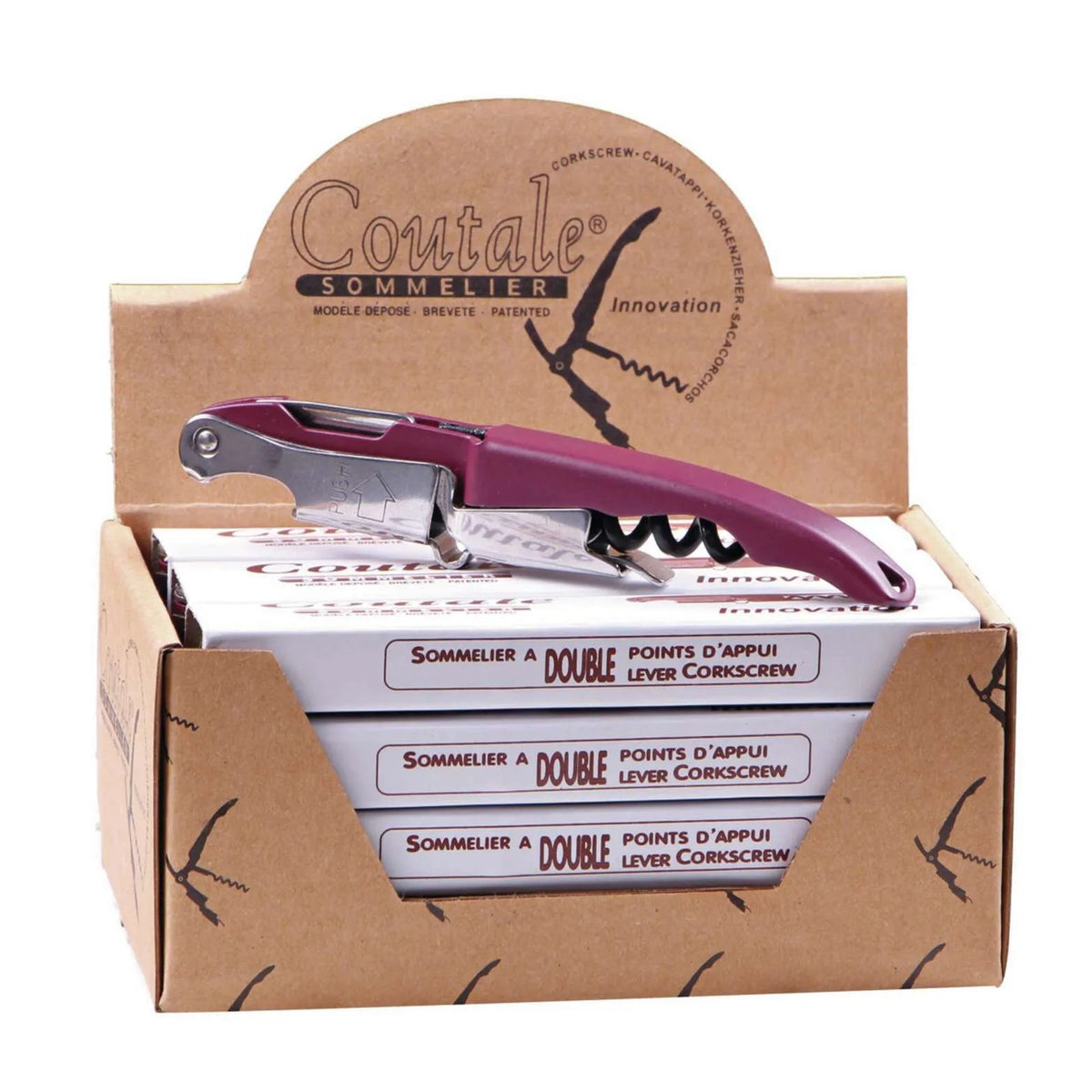 Sommelier Innovation bordeaux double appui Coutale