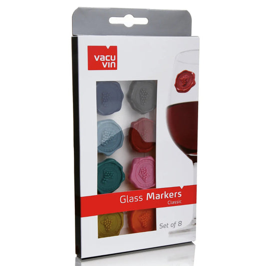 Vacuvin Classic Grapes Glass Marker (8 pieces)