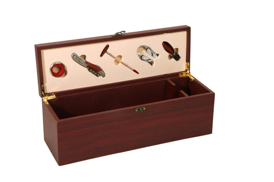 5-piece mahogany magnum wood sommelier set