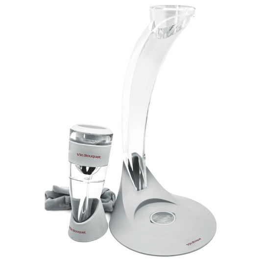 Florent aerator/decanter with VinBouquet service stand