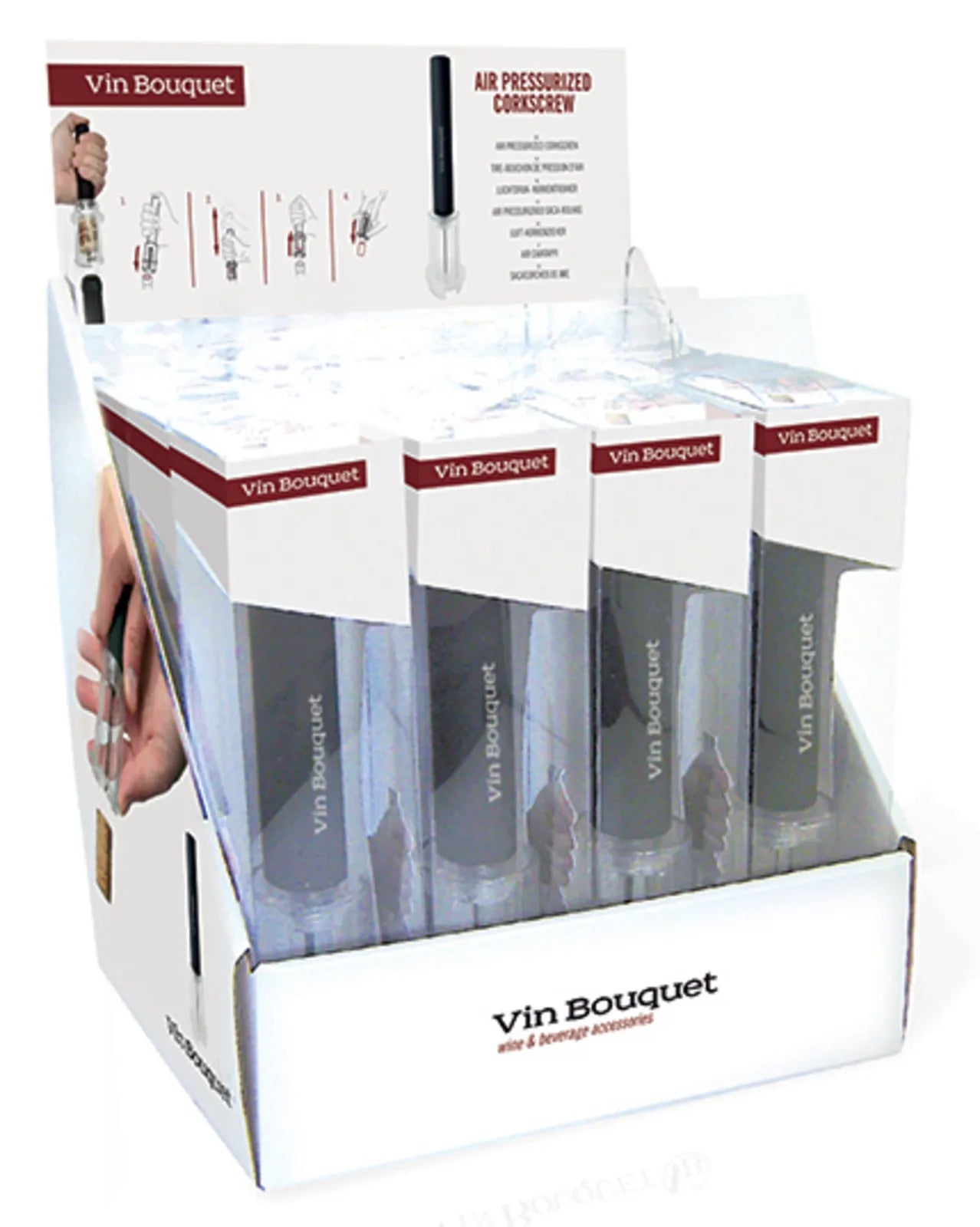 Eole Black VinBouquet Air Pressure Corkscrew