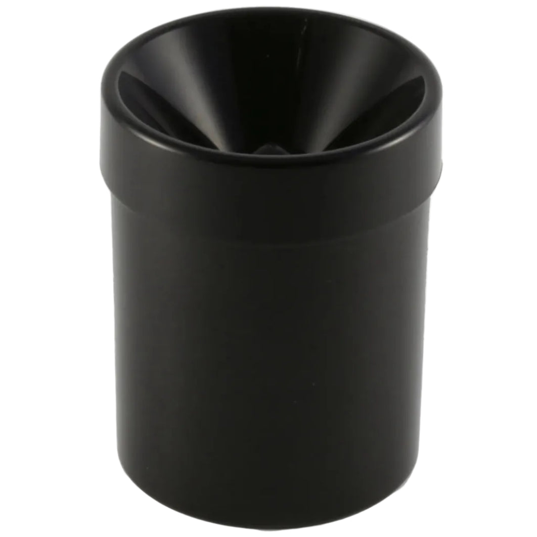 Mini Bacchus black plastic spittoon, 0.5 liters