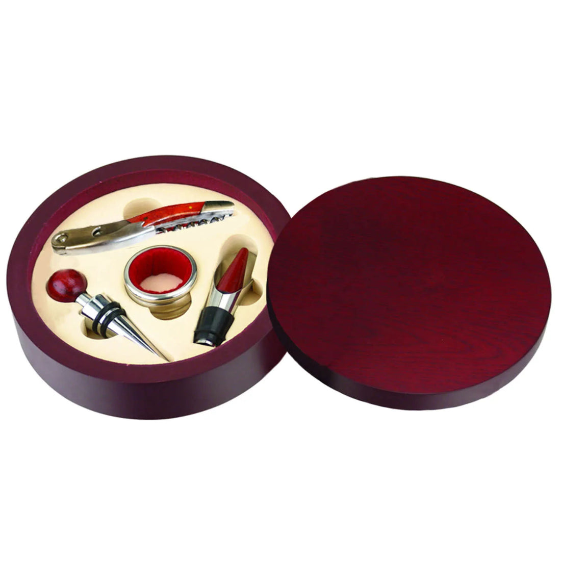 4-piece Acajou wood wine set