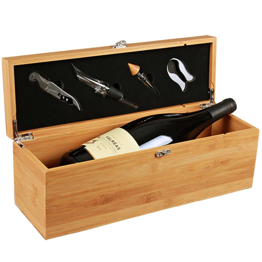 Bamboo Magnum 4-piece sommelier set