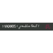 Chapeau Ernest paille bandeau gris/blanc/fuschia - Vacances joublie tout