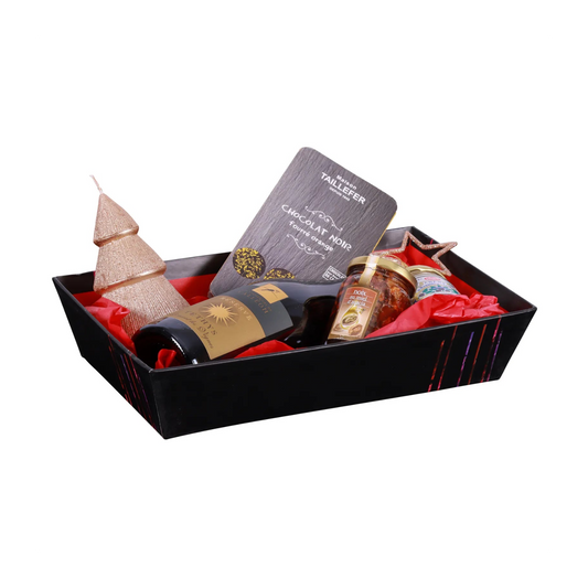 Corbeille Los Angeles carton rectangle 36x27x7cm