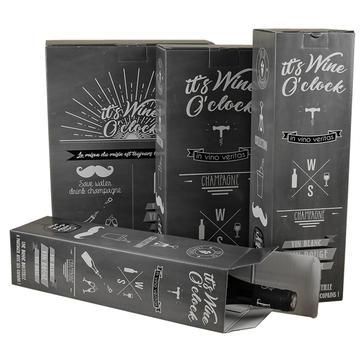 Etui Manhattan carton 1 bouteille