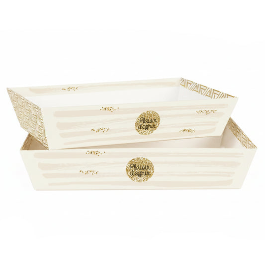 Corbeille Helsinki carton rectangle 36x27x7cm
