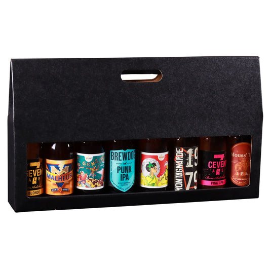 Valisette Buffalo carton kraft 8 bières 33cl (long neck)