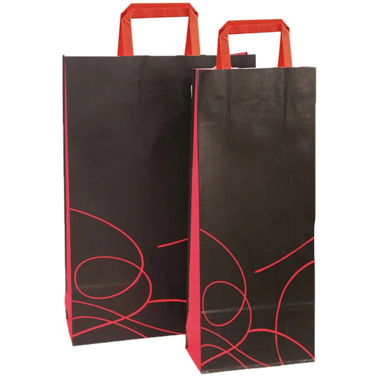 Nuance kraft paper bag for 1 or 2 bottles