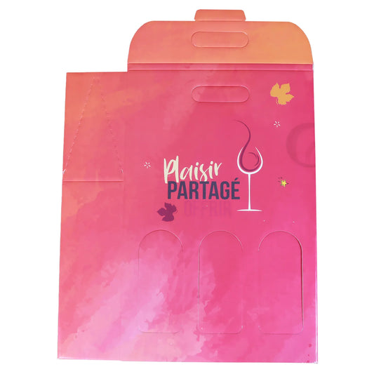 Valisette Burano carton 3 bouteilles