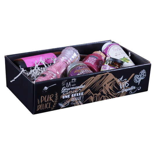 Corbeille Gusto carton 31x18x8cm
