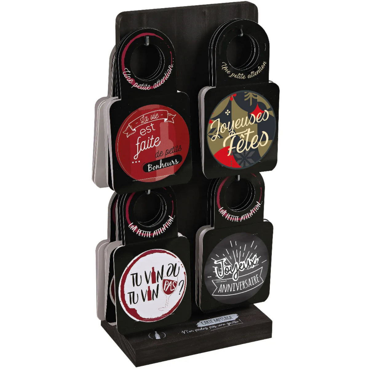 Message card/Victoria bottle neck with anti-drip disc - The Joy of Giving