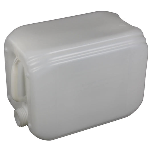 Stackable white 5-liter plastic food barrel