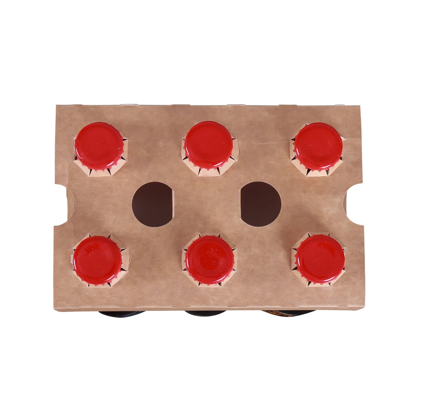 Pack en carton pour 6 bières (type long neck)