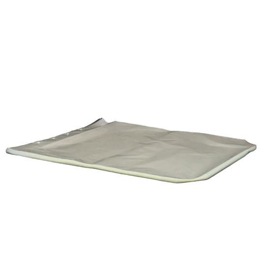 Clear polypropylene neutral pouch without gusset, 65x75cm