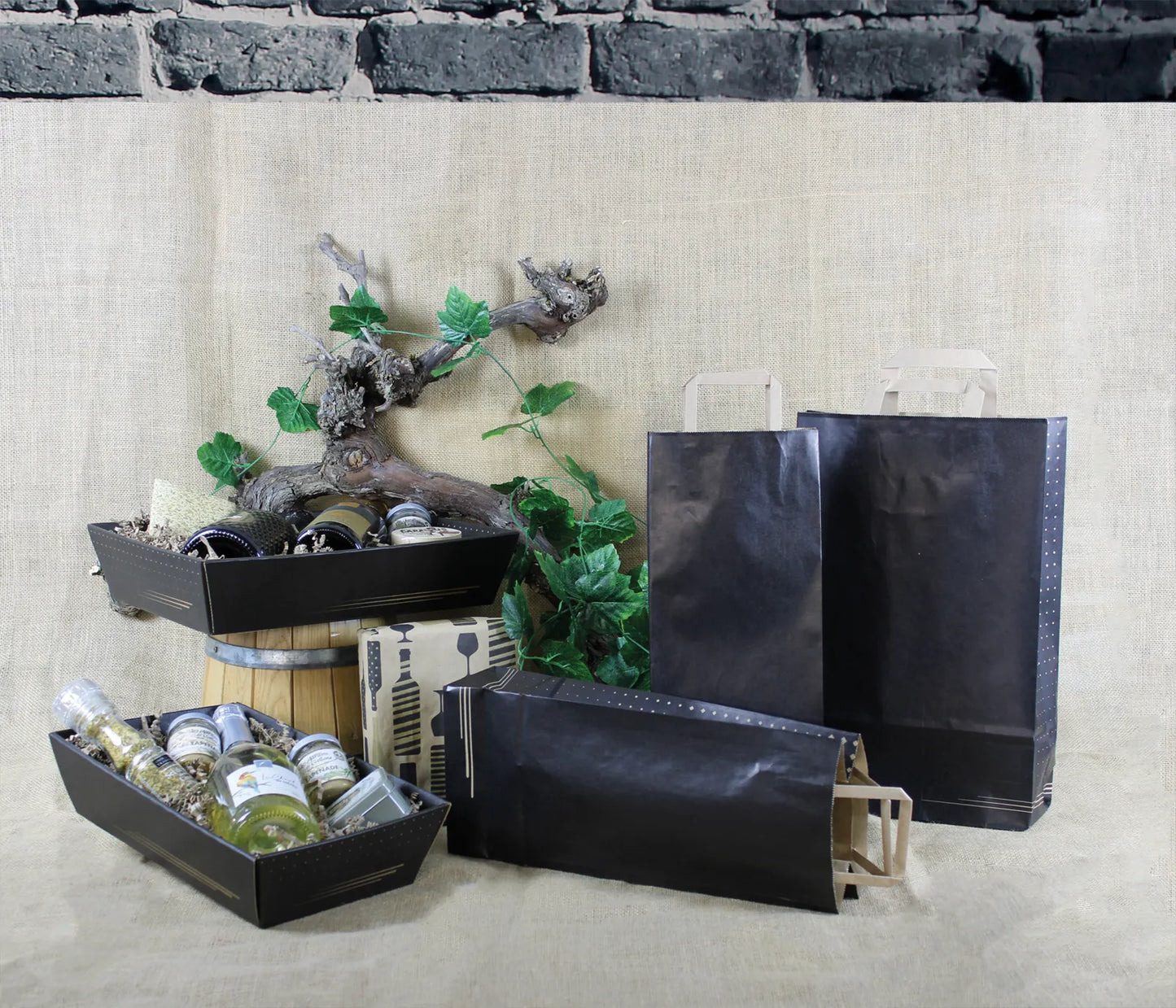 Sac Porto papier kraft 1 ou 2 bouteilles