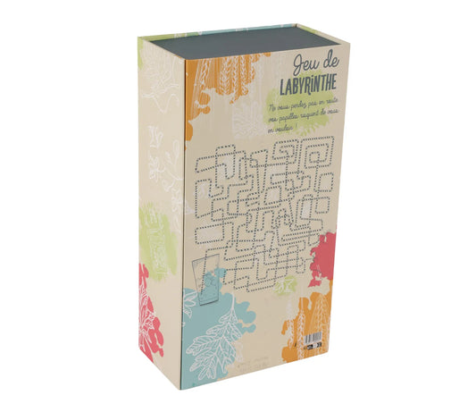 Coffre Granada carton rigide rectangle 34x18x10cm, fermeture aimant