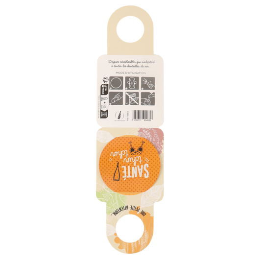Victoria Granada anti-drip disc message/bottleneck card - Cheers!