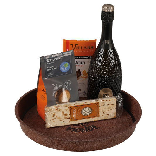 Plateau Viggo métal rond - Papa