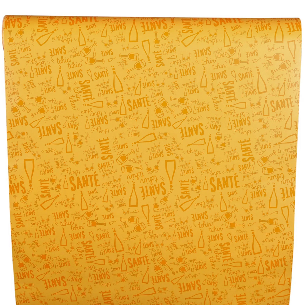 Papier cadeau Granada papier couché orange 0.70x100m