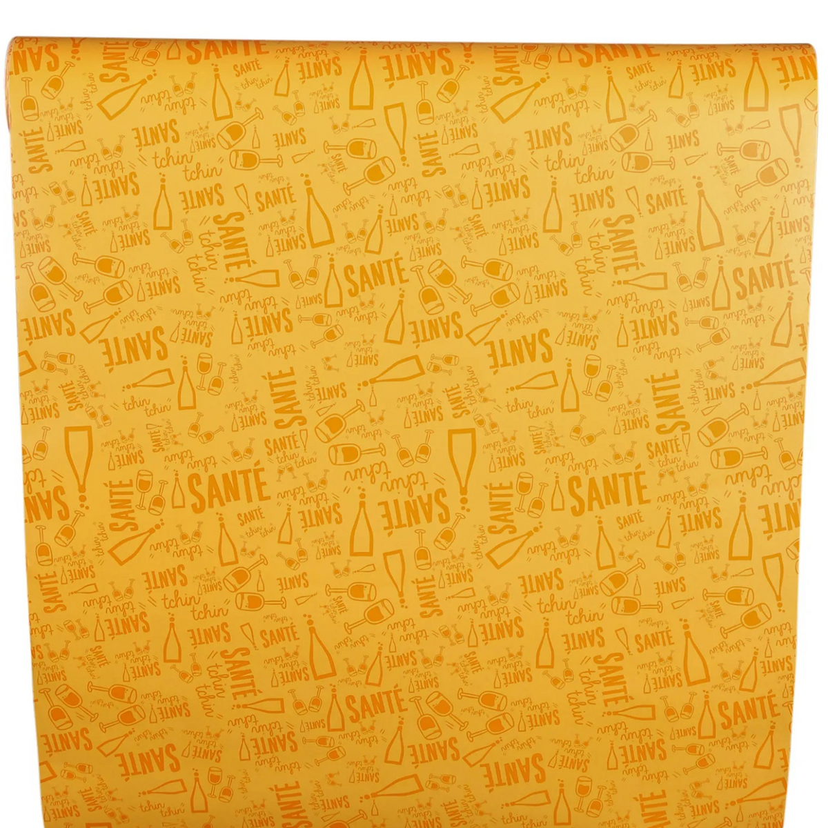Granada orange coated gift wrap 0.50x200m