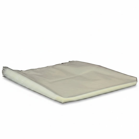 Clear polypropylene neutral pouch without gusset, 45x60cm