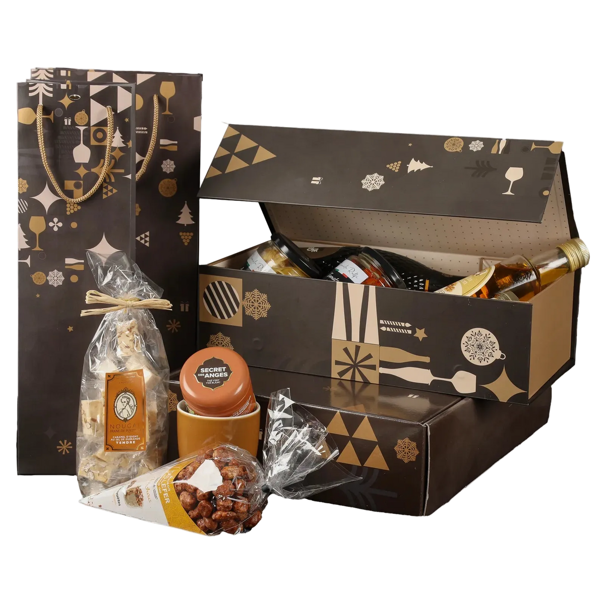 Coffret Mokha carton 3 bouteilles