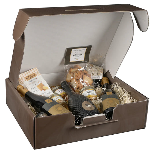 Valisette gourmande Mokha carton 42x35.5x12cm