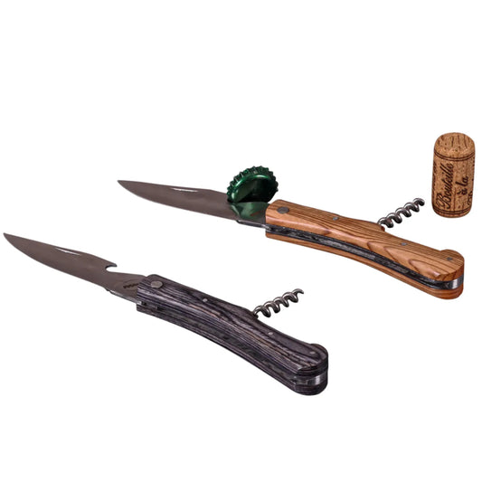 Chatel corkscrew knife with matching wooden handle
