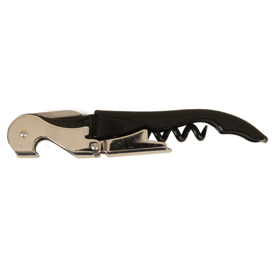Double-lever black Trousseau corkscrew - Chèvres & Co