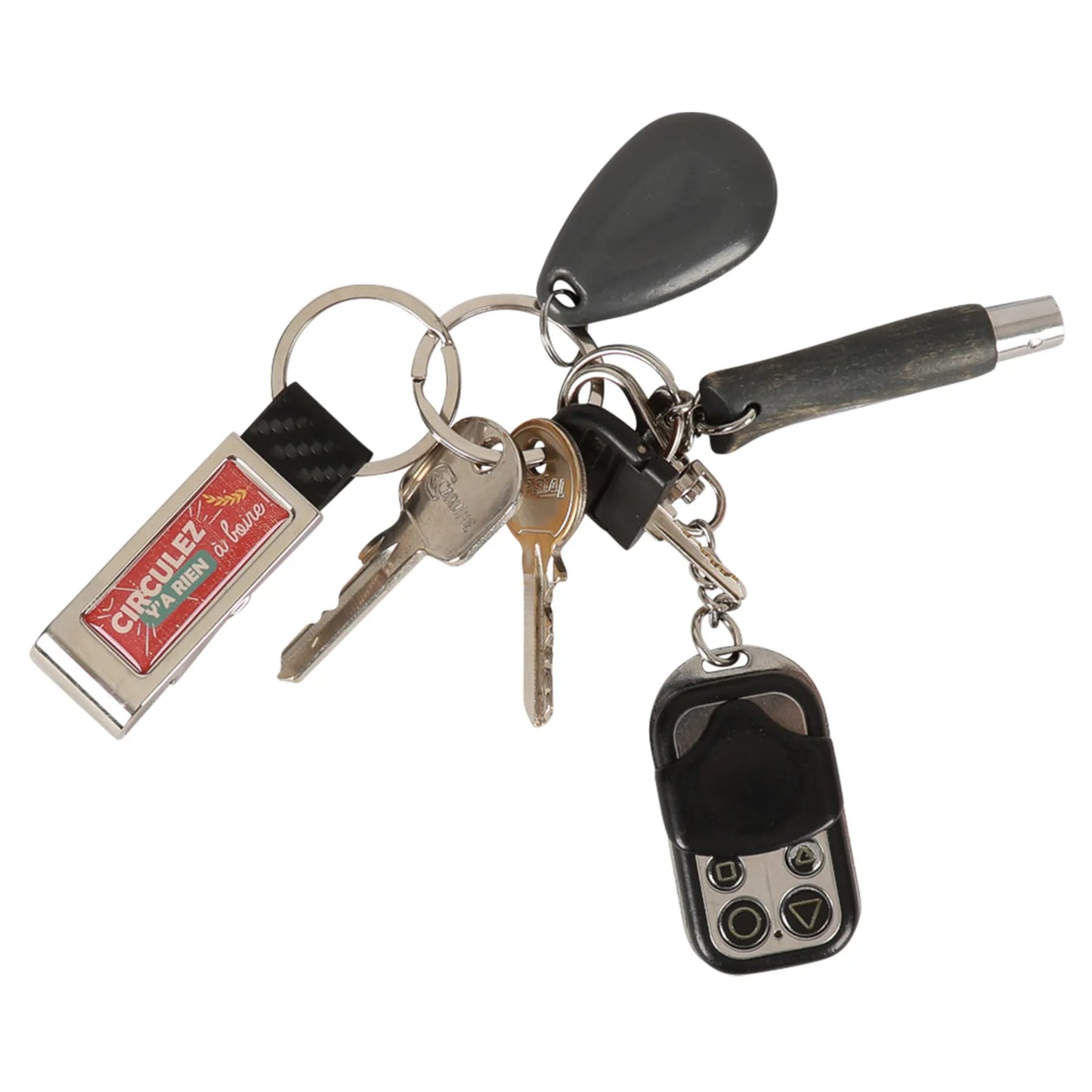 Porte clé décapsuleur jeton Loki métal - J peux pas jai apéro