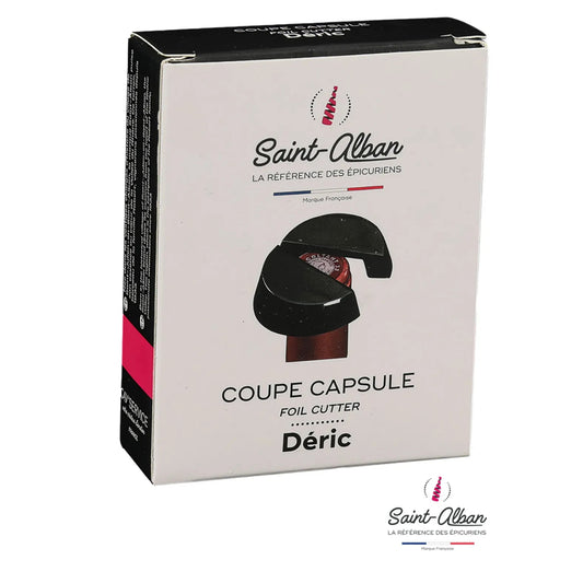 Coupe capsule Déric zinc laqué noir Saint Alban