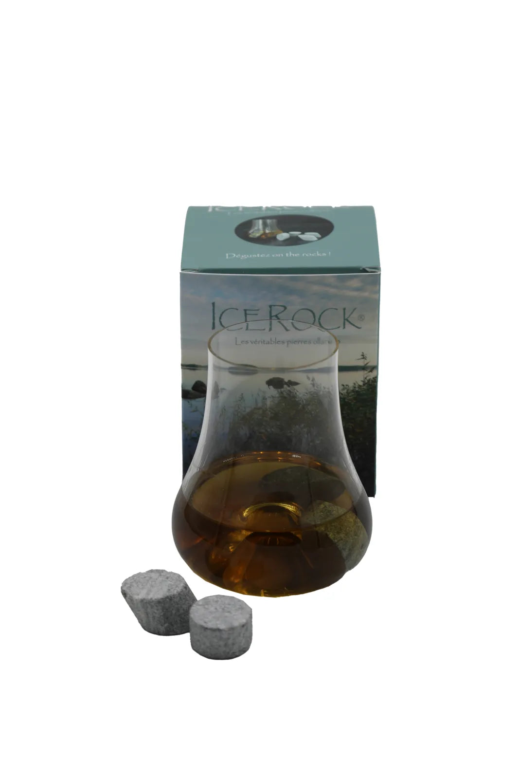 Douglass whisky set 24cl glass/IceRock whisky stone