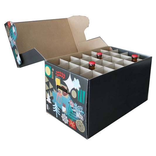 Santa Ana Advent Calendar Box 25 cardboard 24 beers