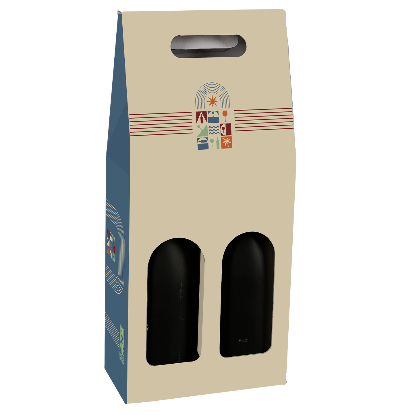 Valisette Bilbao carton 2 bouteilles