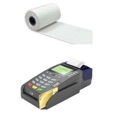 Bobines papier pour terminal bancaire 50gr 57x40x12