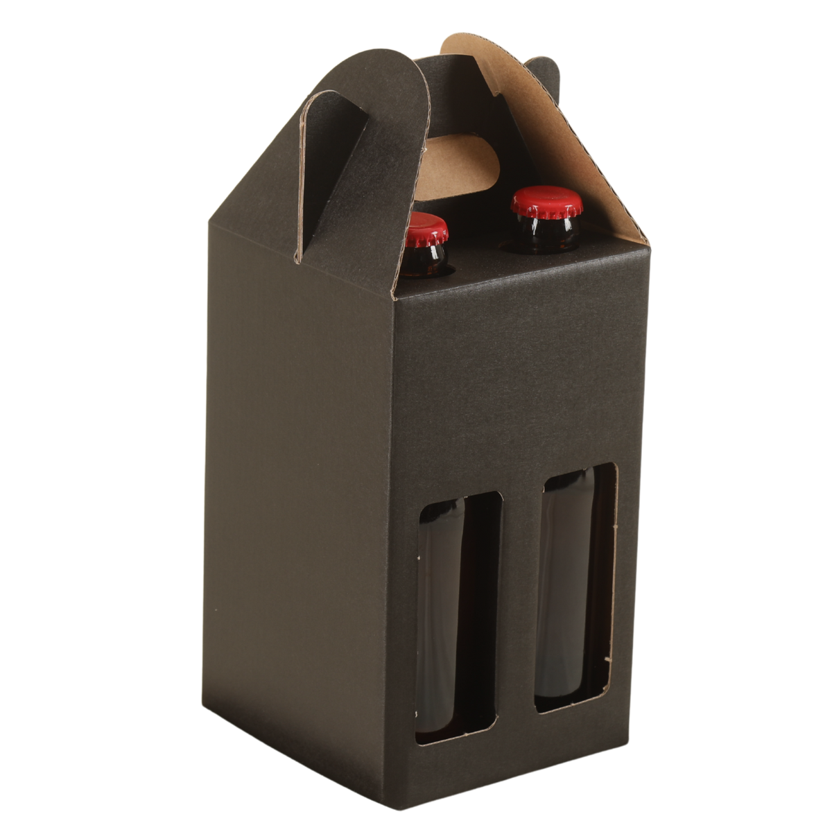 Valisette Buffalo carton kraft 4 bières 33cl (2x2 - type long neck)