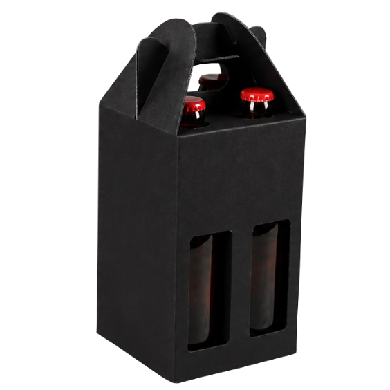 Valisette Buffalo carton kraft 4 bières 33cl (2x2 - type long neck)