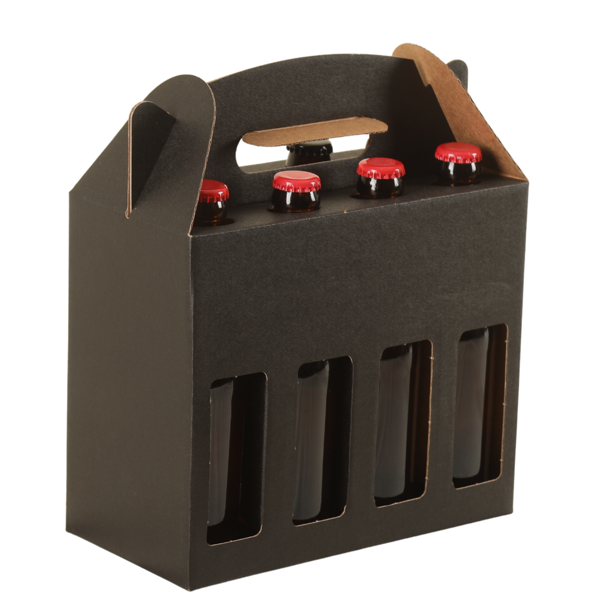 Valisette Buffalo carton kraft 8 bières 33cl (2x4 - type long neck)