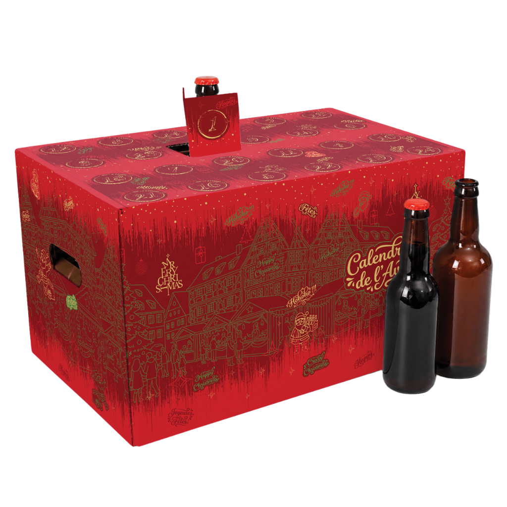 Caisse Calendrier de l'avent Bellagio carton 24 bières